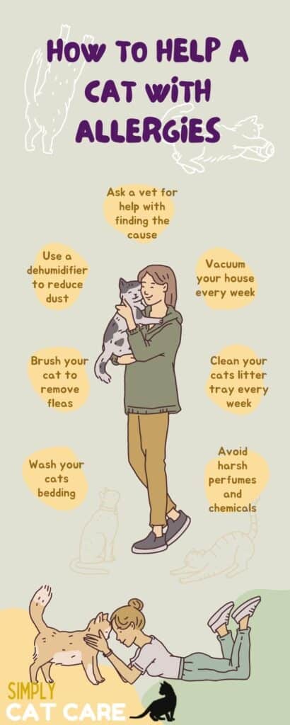 Pale Yellow and Green Illustrative How to Keep A Cat at Home Infographic