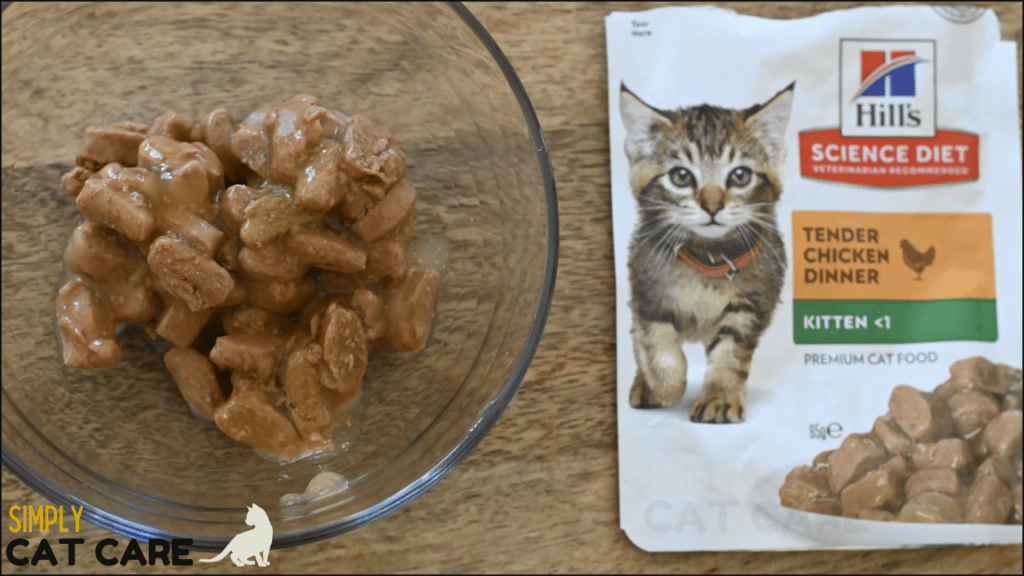 Hill's Science Diet tender chicken dinner kitten