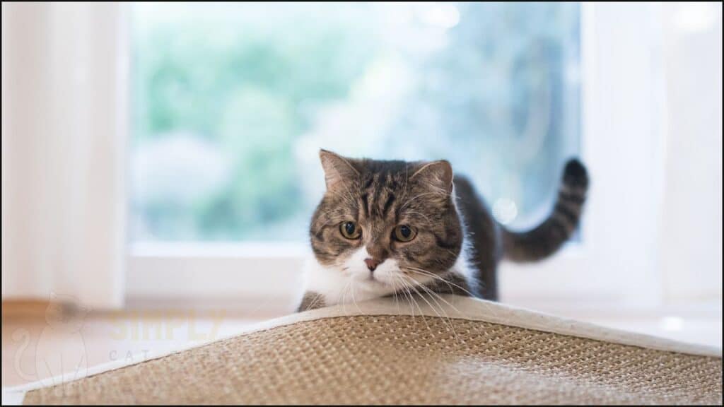 A cat playing