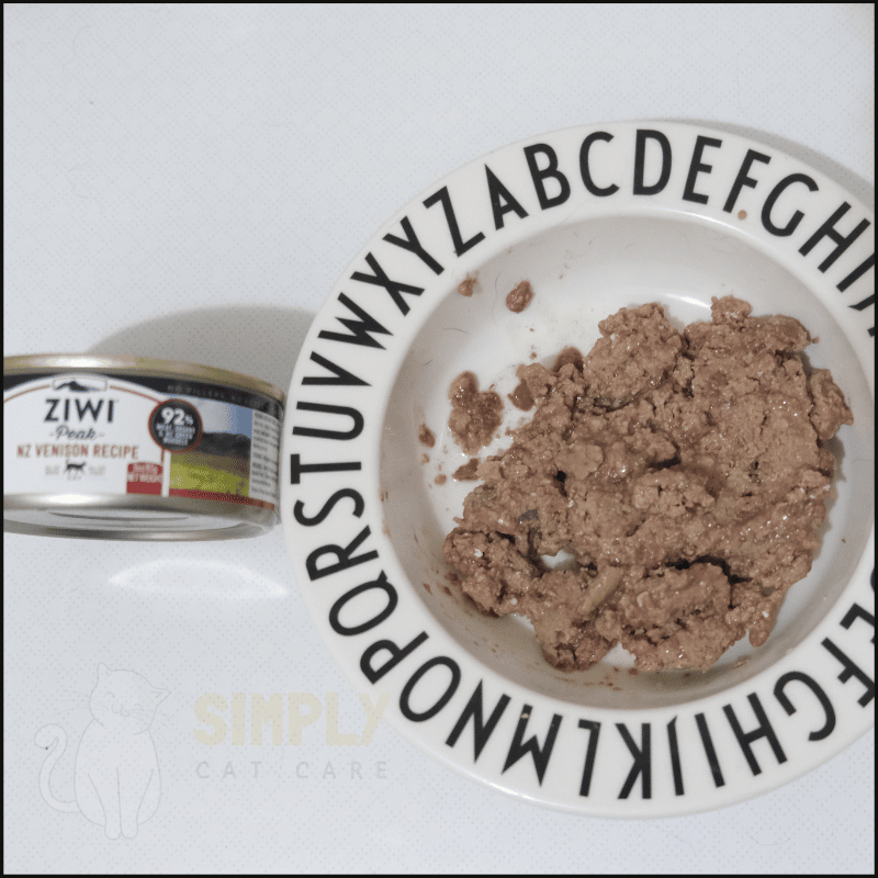 Ziwi Peak Venison Recipe (close up presentation)