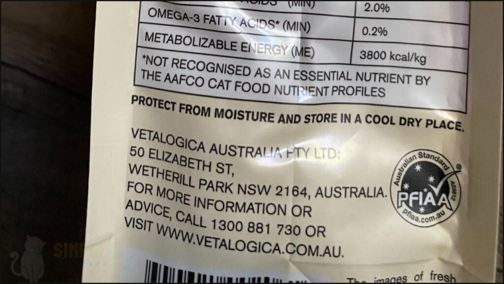 Contact info for Vetalogica cat food