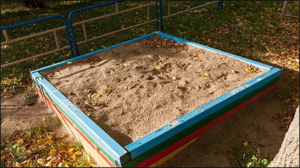 A large sandbox