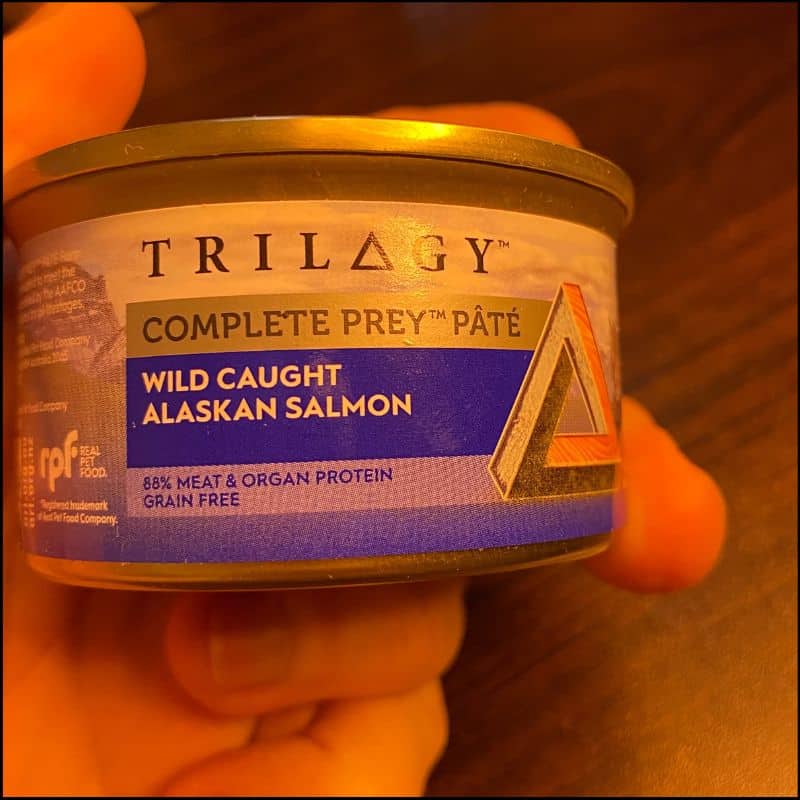 Trilogy complete prey pate cat food