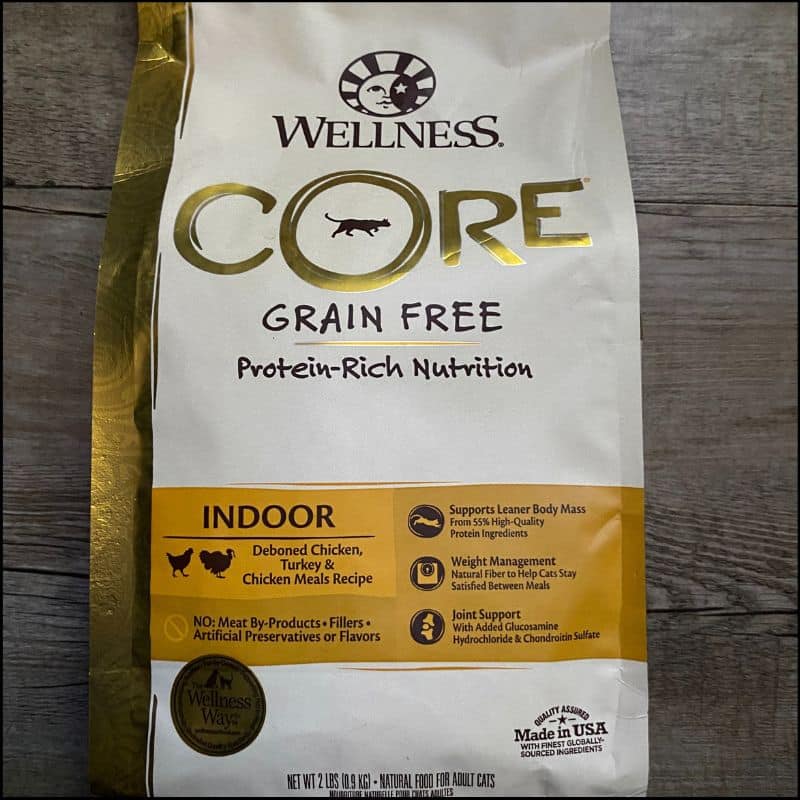 Wellness Core Grain-Free Indoor Dry Cat Food close up