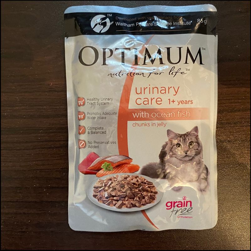 Optimum urinary care with ocean fish cat food review