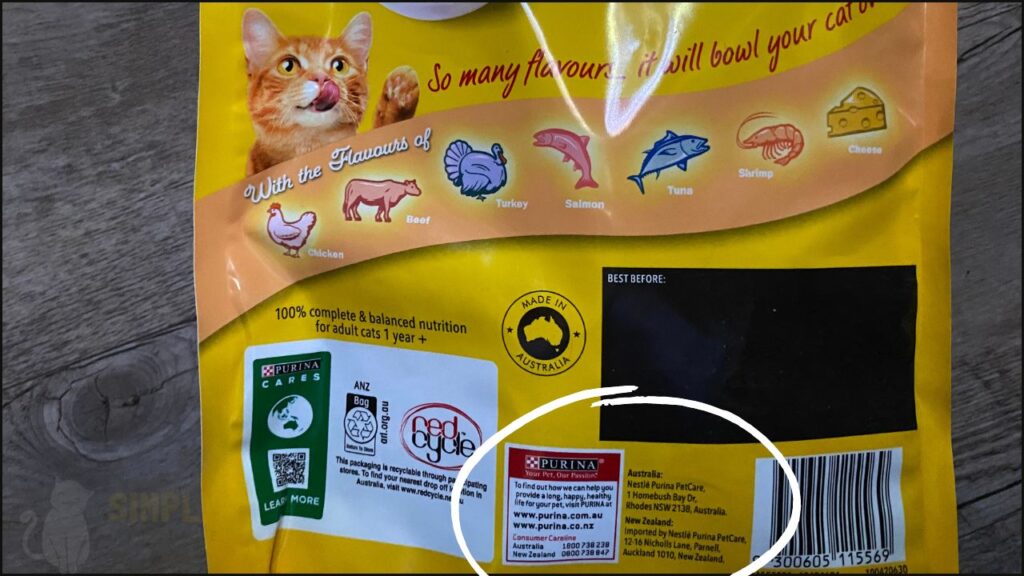 Friskies dry cat food contact info