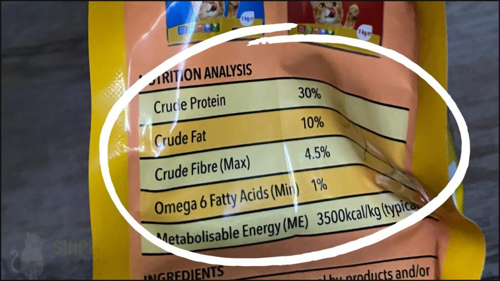 Friskies dry cat food nutrition analysis