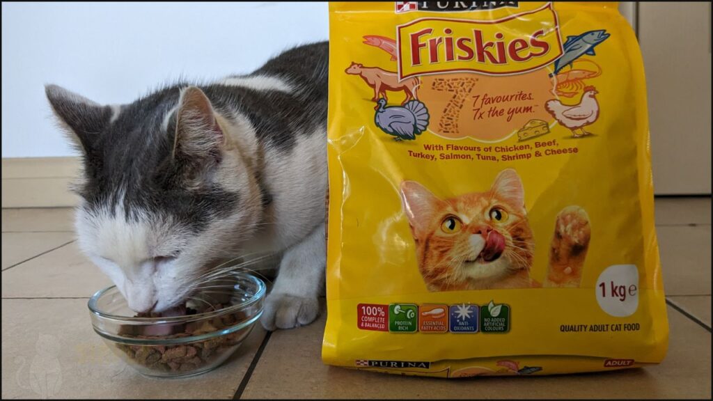 Our cat enjoys Friskies 7 favourites dry cat food
