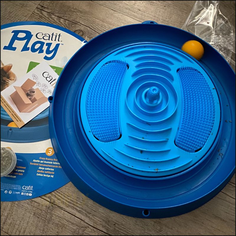 The Catit play massager toy unwrapped