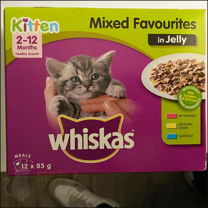 Whiskas kitten mixed favourites wet cat food