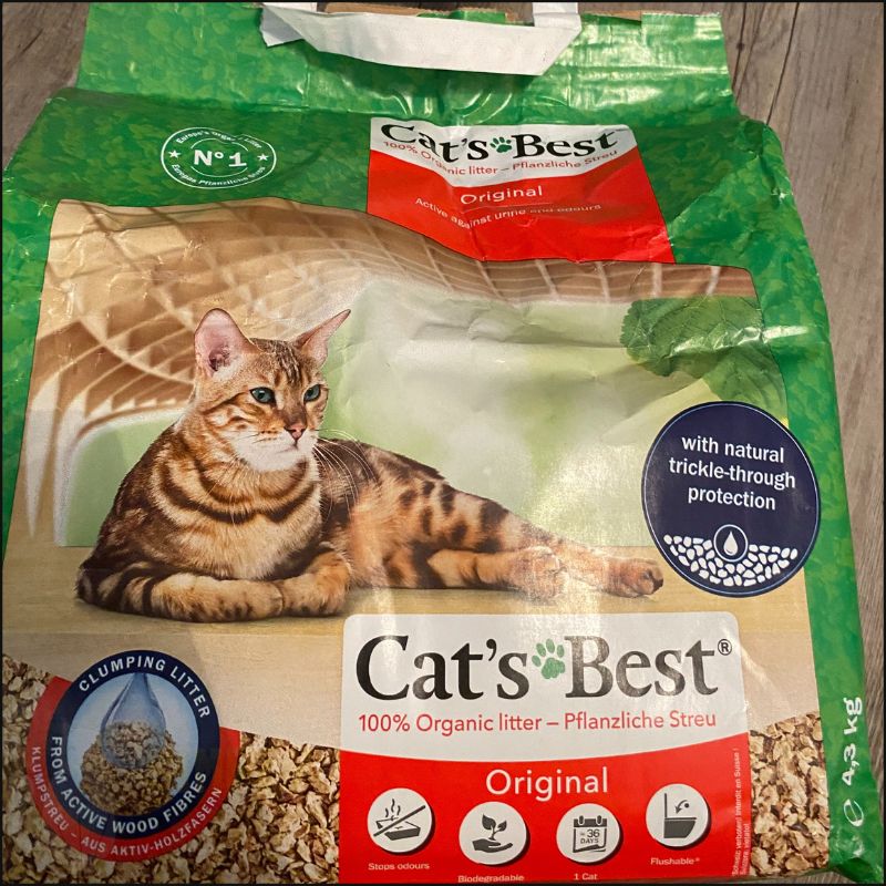  Cat's Best Wood Fibre Cat Litter, 4.3kg : Pet Supplies