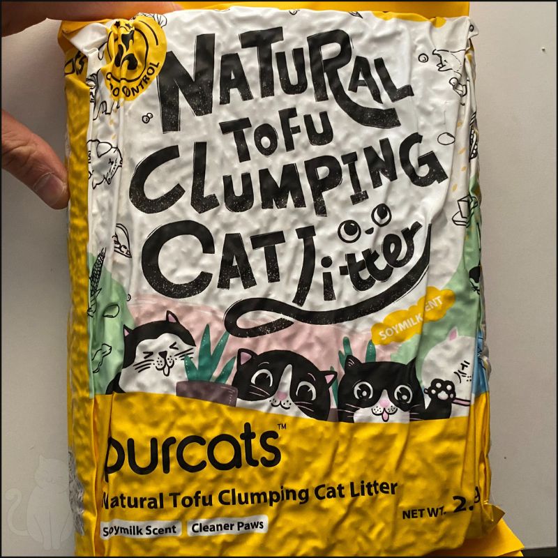 Front label of Cature tofu cat litter soymilk scent (C) Simply Cat Care