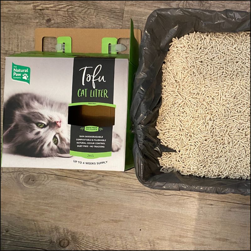 Natural Paw Company tofu cat litter review