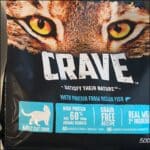 Crave dry cat food.