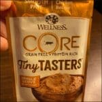 Wellness Core tiny tasters cat food.